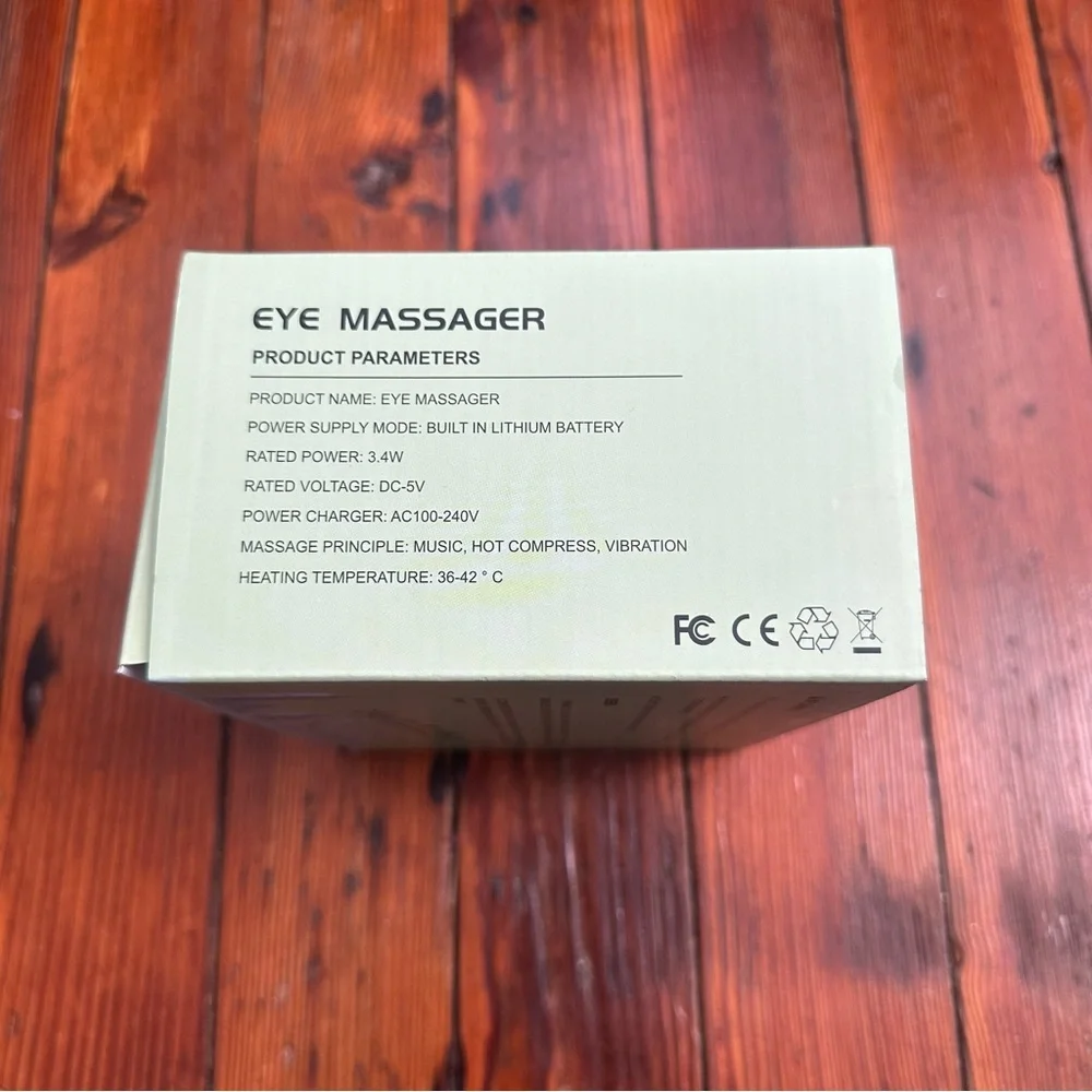 Bengbuey Smart Eye Mask: Massage & Heat w Bluetooth